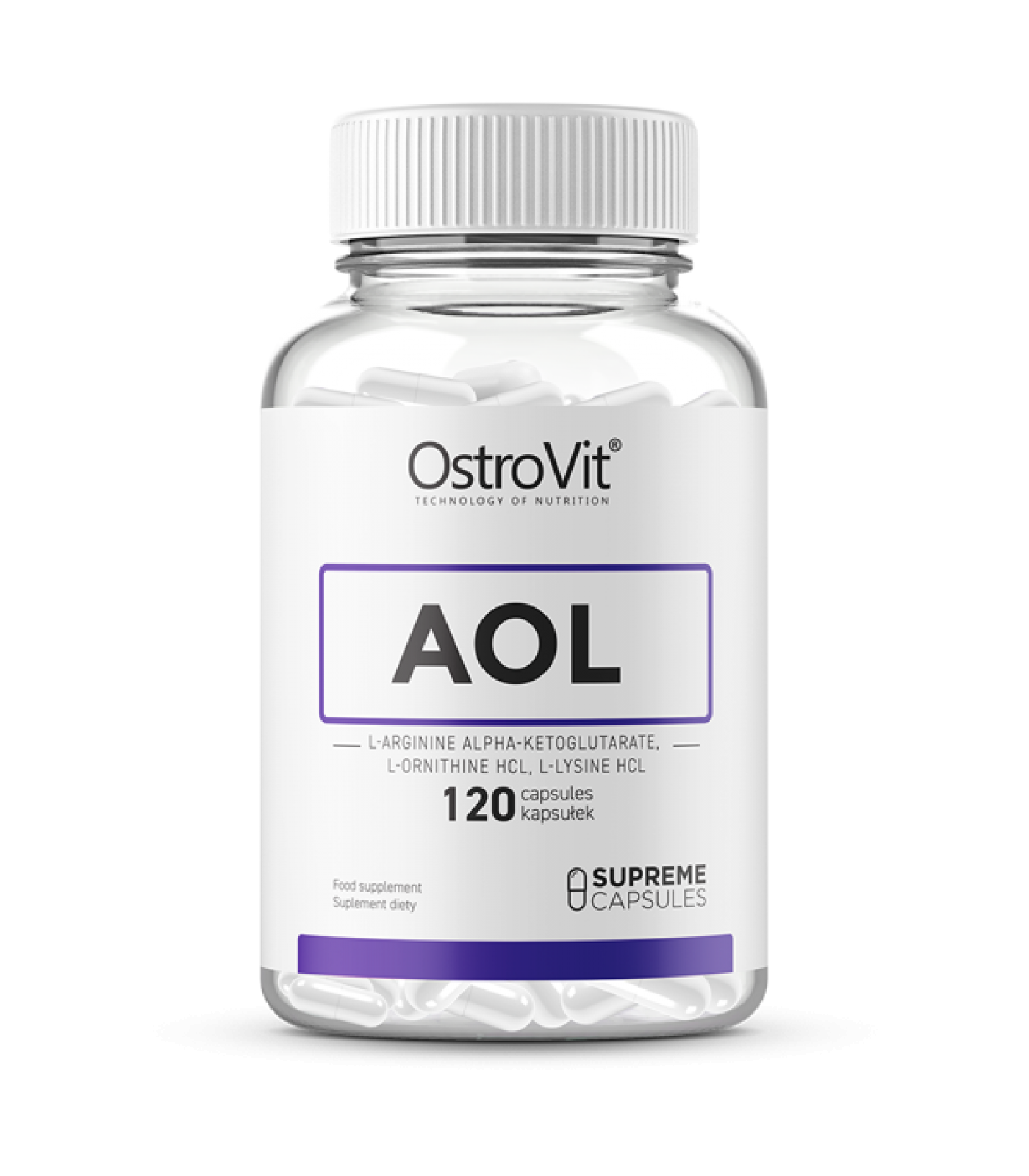 OstroVit AOL / Arginine Ornithine Lysine / 120 капсули